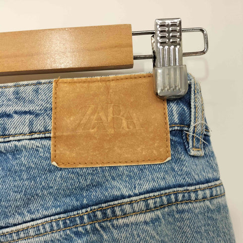 ザラ ZARA ジップフライ ストレートデニムパンツ レディース EUR:38